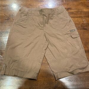 Women’s Chicos Cargo/Bermuda Shorts - Size 1.5 (size 10/M) - khaki brown color